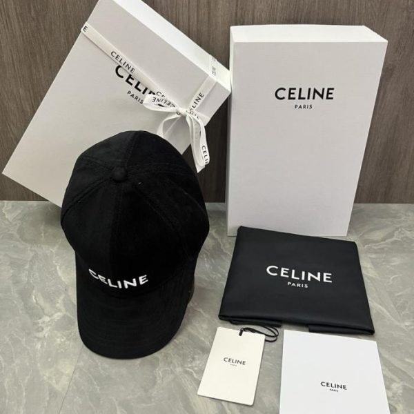 replica,repliche,fake,1:1,earrings,bracelet,ring,jewelry Cappellino da baseball CELINE originale in velluto di cotone personalizzato con applicazione logo (EZKI2D) – Stesso stile del sito ufficiale