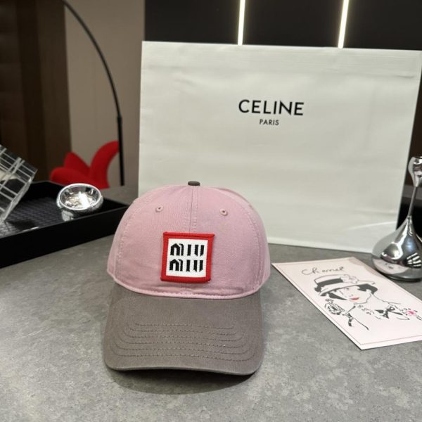 replica,repliche,fake,1:1,earrings,bracelet,ring,jewelry Cappellino da baseball originale MIuMiu Primavera/Estate, lavorazione squisita e qualità superba (Z6SUIZ)