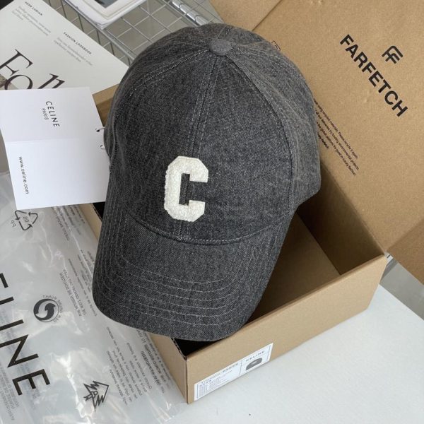 replica,repliche,fake,1:1,earrings,bracelet,ring,jewelry Cappello da baseball con logo CELINE Arco di Trionfo (AX88SW)