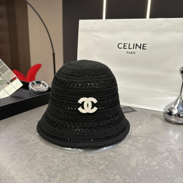 replica,repliche,fake,1:1,earrings,bracelet,ring,jewelry Nuovo cappello a secchiello di CHANEL (V47AR8)