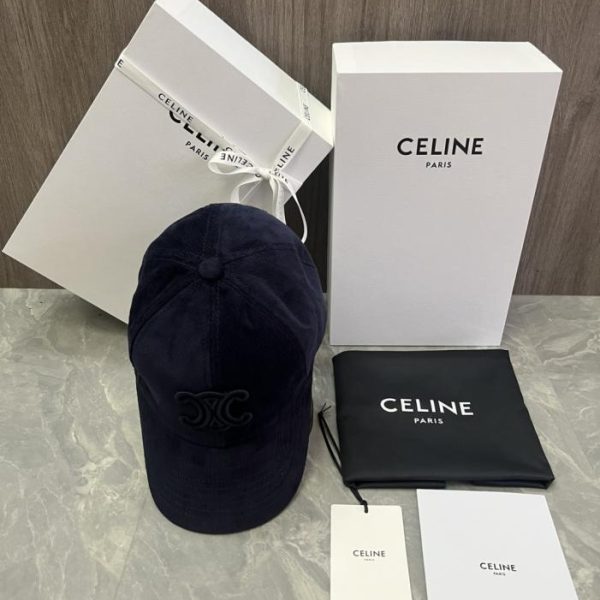 replica,repliche,fake,1:1,earrings,bracelet,ring,jewelry Cappellino da baseball CELINE originale in velluto di cotone, realizzato su misura con applicazione logo (JCXAT2), stesso stile del sito ufficiale.