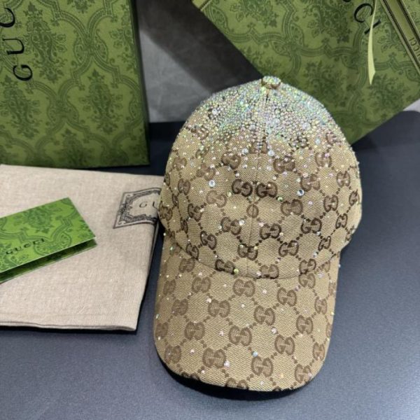 replica,repliche,fake,1:1,earrings,bracelet,ring,jewelry Ultimo modello di cappellino da baseball GUCCI con classico motivo jacquard a doppia G (ZW6WL4)