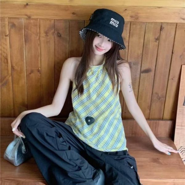 replica,repliche,fake,1:1,earrings,bracelet,ring,jewelry Cappello da pescatore reversibile MiuMiu, unisex (8FNQVQ)