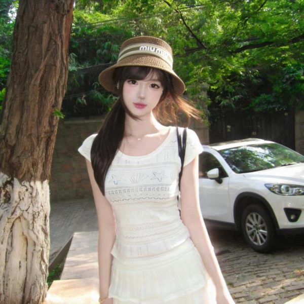 replica,repliche,fake,1:1,earrings,bracelet,ring,jewelry Cappello di paglia MiuMiu New Wetting (IK68BS)