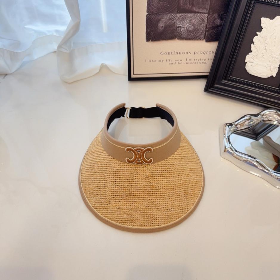 replica,repliche,fake,1:1,earrings,bracelet,ring,jewelry Nuovo cappello con visiera protettiva dal sole di Celine, in rafia intrecciata a mano (DZ727X) replica,repliche,fake,1:1,earrings,bracelet,ring,jewelry Nuovo cappello con visiera protettiva dal sole di Celine, in rafia intrecciata a mano (DZ727X)