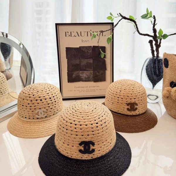 replica,repliche,fake,1:1,earrings,bracelet,ring,jewelry Cappello di paglia intrecciata Chanel (V9FCAW)