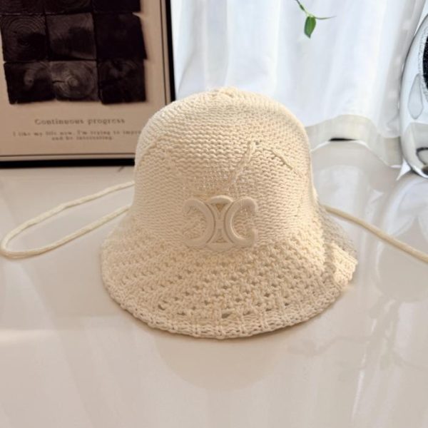 Cappello da pescatore traforato in stile CELINE (KTJLTE)