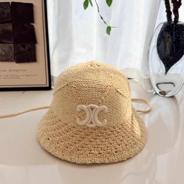 Cappello da pescatore traforato in stile CELINE (X9YQ2N)