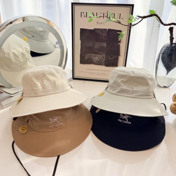 Cappello da pescatore Arc'teryx per attività all'aperto con protezione solare (H7816F)