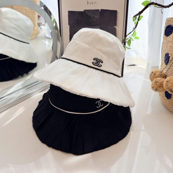 replica,repliche,fake,1:1,earrings,bracelet,ring,jewelry Cappello da pescatore plissettato Chanel (34HVZY)