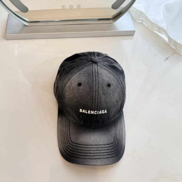replica,repliche,fake,1:1,earrings,bracelet,ring,jewelry Nuovo cappellino da baseball Balenciaga in denim lavato (DN3L8D)