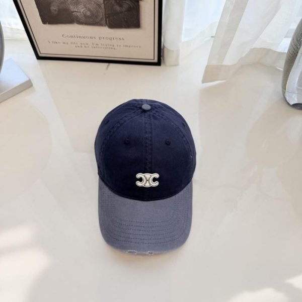 replica,repliche,fake,1:1,earrings,bracelet,ring,jewelry Cappellino da baseball Celine in cotone lavato con blocchi di colore (CXBUVX)
