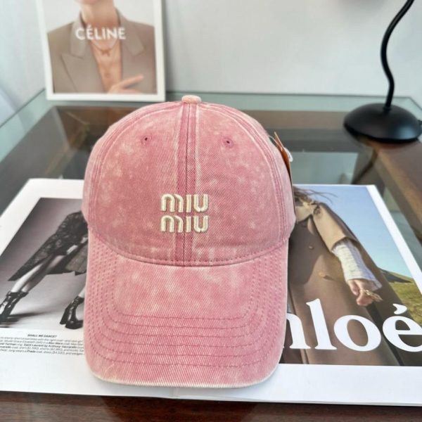 replica,repliche,fake,1:1,earrings,bracelet,ring,jewelry Nuovo cappellino da baseball di MiuMiu (FRLC25)