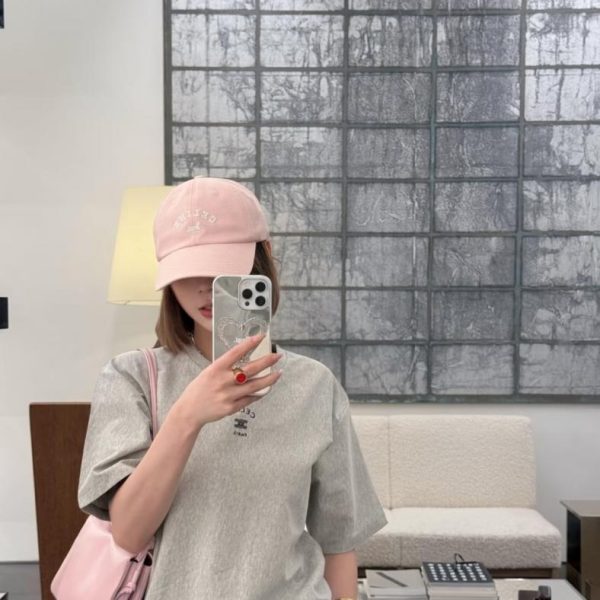 replica,repliche,fake,1:1,earrings,bracelet,ring,jewelry Nuovo cappellino da baseball classico, casual e di tendenza di Celine (0XAFES)