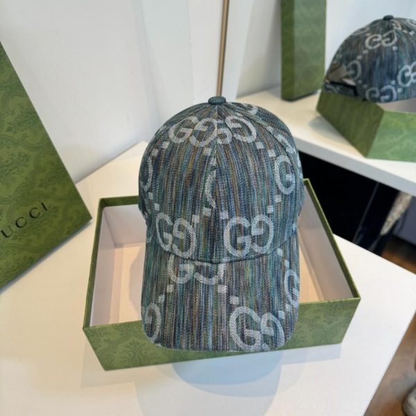 replica,repliche,fake,1:1,earrings,bracelet,ring,jewelry Cappellino da baseball Gucci, nuovo arrivo sul sito ufficiale GUCCI, con finitura jacquard denim (EX6U81)