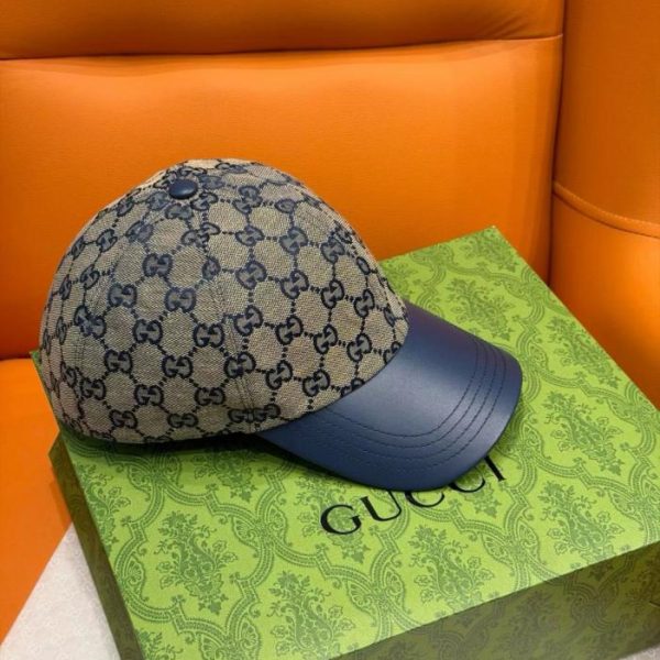 replica,repliche,fake,1:1,earrings,bracelet,ring,jewelry Nuovo cappellino da baseball in pelle con monogramma di Gucci (0XRG0K)