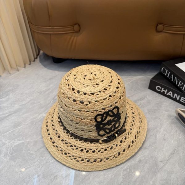 replica,repliche,fake,1:1,earrings,bracelet,ring,jewelry Cappello di paglia casual a tesa larga Loewe Primavera/Estate (CZGYNJ)