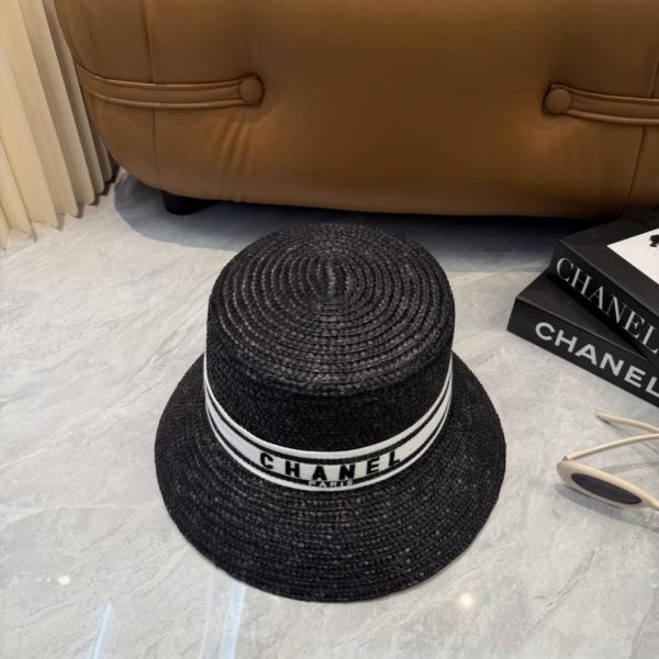 replica,repliche,fake,1:1,earrings,bracelet,ring,jewelry CHANEL Nuovo cappello da sole estivo in rafia e paglia stile francese da donna (NIGGMC)
