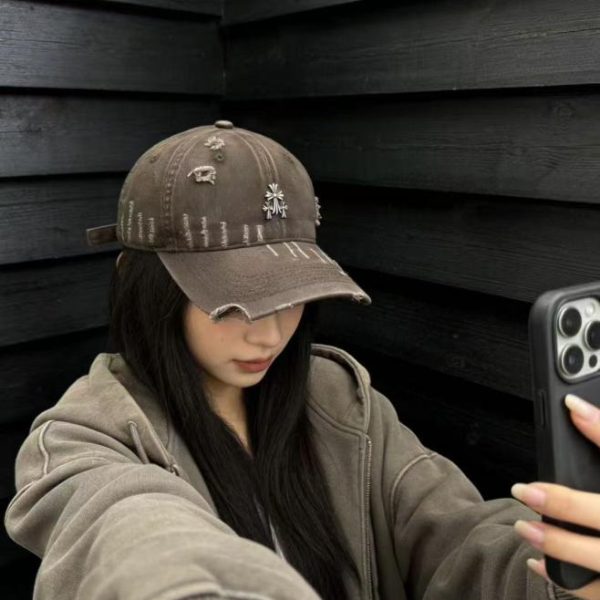 replica,repliche,fake,1:1,earrings,bracelet,ring,jewelry Nuovo cappellino da baseball Chrome Hearts (32G1ZL)