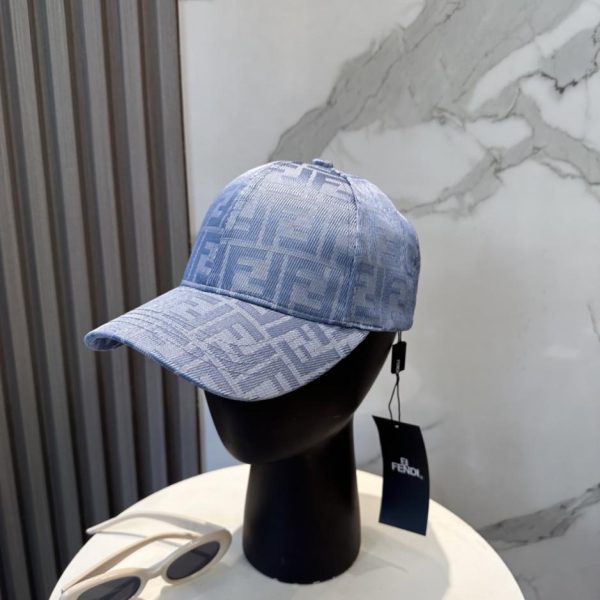 replica,repliche,fake,1:1,earrings,bracelet,ring,jewelry Cappellino da baseball FENDI con monogramma, cappellino a secchiello FD con monogramma (2WV1IF)