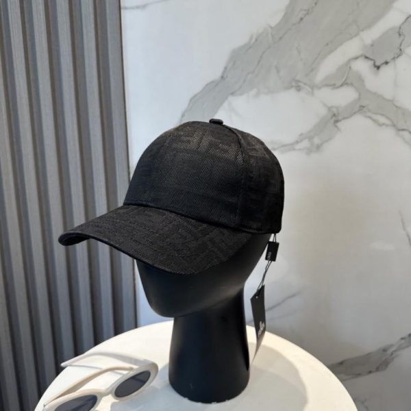 replica,repliche,fake,1:1,earrings,bracelet,ring,jewelry Cappellino da baseball FENDI con monogramma, cappellino a secchiello FD con monogramma (DXX90B)