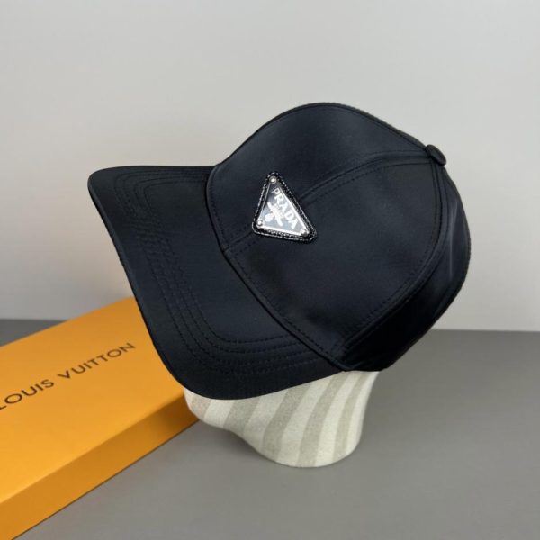 Cappellino da baseball Prada con logo triangolare classico (IEHZJ3)