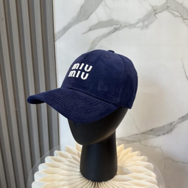 replica,repliche,fake,1:1,earrings,bracelet,ring,jewelry Cappellino da baseball in velluto a coste MIUMIU Autunno/Inverno (J0D51S)