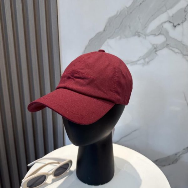 replica,repliche,fake,1:1,earrings,bracelet,ring,jewelry Brunello Cucinelli Nuovo cappellino da baseball in lino di alta qualità (4ZB2OY)