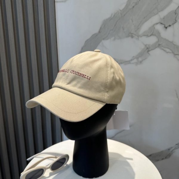 replica,repliche,fake,1:1,earrings,bracelet,ring,jewelry Brunello Cucinelli Nuovo cappellino da baseball in lino di alta qualità (5YFMX7)