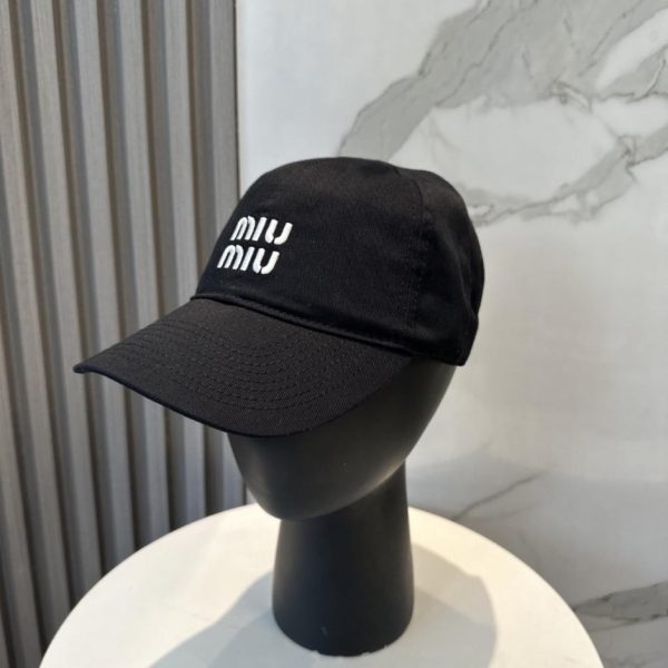 replica,repliche,fake,1:1,earrings,bracelet,ring,jewelry Cappellino da baseball in tela MIUMIU, replica 1:1, sagomato su misura (F3T366)
