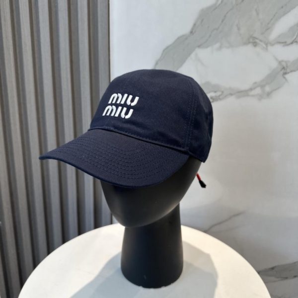replica,repliche,fake,1:1,earrings,bracelet,ring,jewelry Cappellino da baseball in tela MIUMIU, replica 1:1, realizzato su misura (ZW82IE)