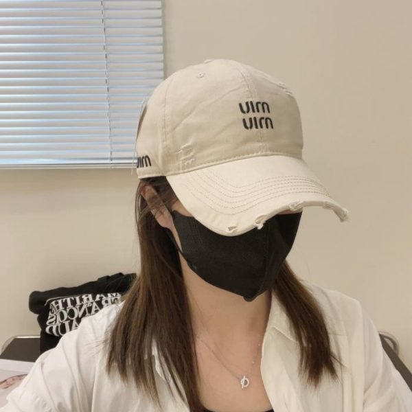 replica,repliche,fake,1:1,earrings,bracelet,ring,jewelry MIUMIU Nuovo cappellino da baseball ricamato a tinta unita (ELID7V)