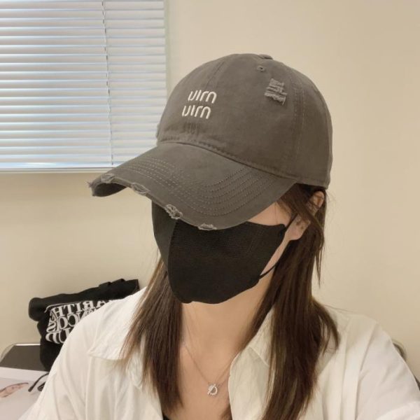 replica,repliche,fake,1:1,earrings,bracelet,ring,jewelry MIUMIU Nuovo cappellino da baseball a tinta unita ricamato (H7YRLB)