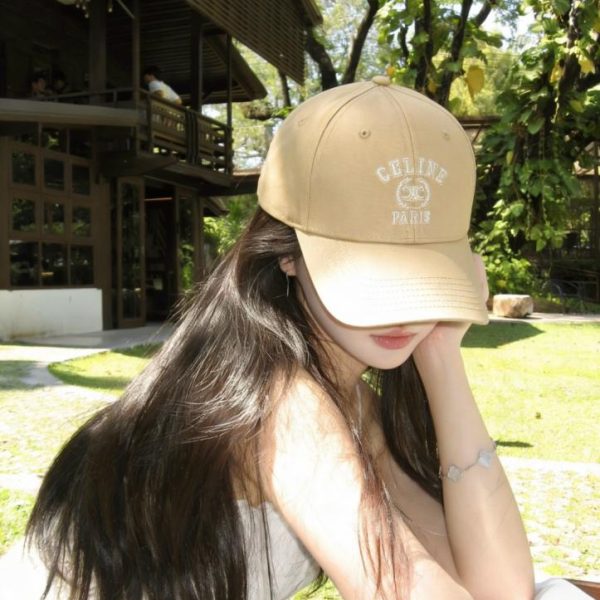 replica,repliche,fake,1:1,earrings,bracelet,ring,jewelry Versione per rivenditori del sito ufficiale CELINE, scritta minimalista, ultimo modello di cappellino da baseball in stile celebrità (7X0TRQ)
