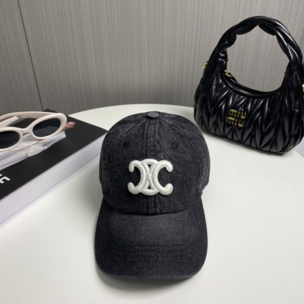 replica,repliche,fake,1:1,earrings,bracelet,ring,jewelry Cappellino da baseball in denim CELINE Primavera/Estate (OF85J6)