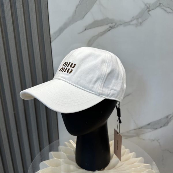replica,repliche,fake,1:1,earrings,bracelet,ring,jewelry Cappellino da baseball MIU MIU (2GBK1S)
