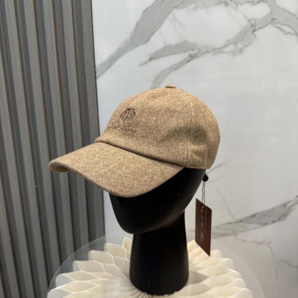 replica,repliche,fake,1:1,earrings,bracelet,ring,jewelry Nuovo cappellino da baseball LP con motivo a spina di pesce (23RX3J)