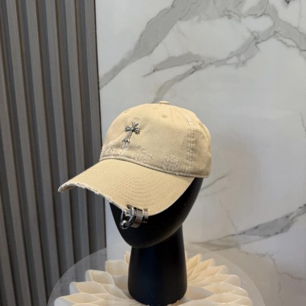 replica,repliche,fake,1:1,earrings,bracelet,ring,jewelry Nuovo cappellino da baseball Chrome Hearts (D6G6LN)
