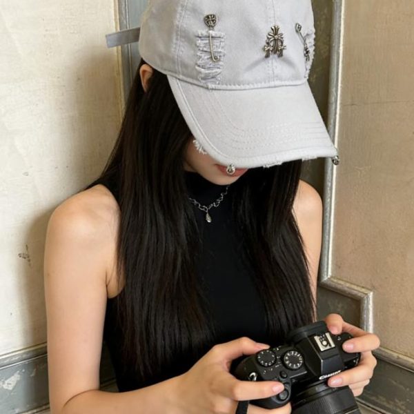 replica,repliche,fake,1:1,earrings,bracelet,ring,jewelry Nuovo cappellino da baseball Chrome Hearts (JZ4HHV)