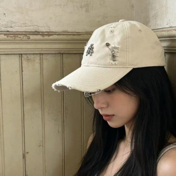 replica,repliche,fake,1:1,earrings,bracelet,ring,jewelry Nuovo cappellino da baseball Chrome Hearts (USJOK4)