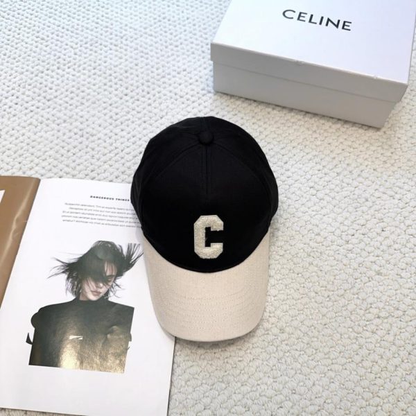 replica,repliche,fake,1:1,earrings,bracelet,ring,jewelry Versione per rivenditori del sito ufficiale CELINE, scritta minimalista, ultimo modello di cappellino da baseball in stile celebrità (5HST1A)