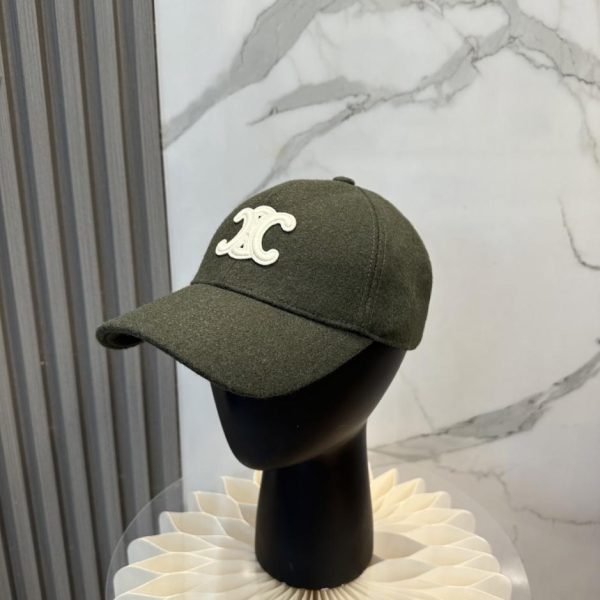 replica,repliche,fake,1:1,earrings,bracelet,ring,jewelry Cappellino da baseball in cashmere Celine, nuova collezione Autunno/Inverno, design semplice (A0RT3Q)