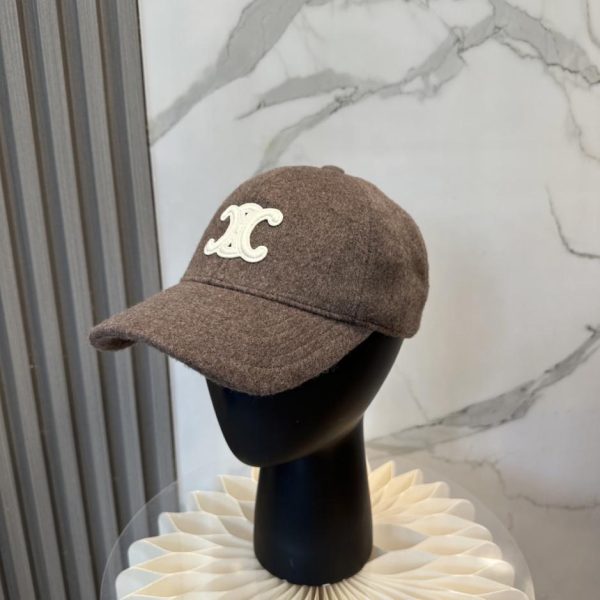 replica,repliche,fake,1:1,earrings,bracelet,ring,jewelry Cappellino da baseball in cashmere Celine, collezione Autunno/Inverno, modello semplice (C76LTE)
