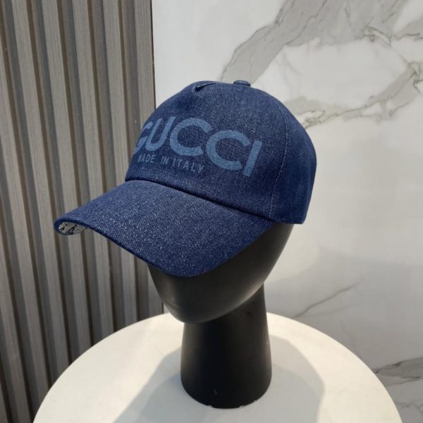 replica,repliche,fake,1:1,earrings,bracelet,ring,jewelry Nuovo cappellino da baseball in denim lavato GUCCI (DOGAID) dalla boutique
