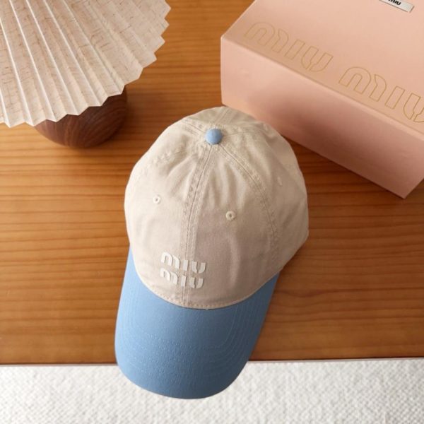 replica,repliche,fake,1:1,earrings,bracelet,ring,jewelry MIUMIU Nuovo berretto da baseball (C9HKTC)