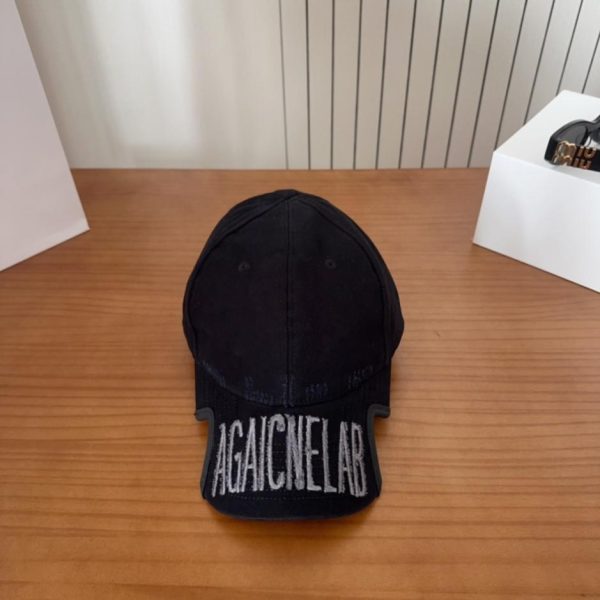 replica,repliche,fake,1:1,earrings,bracelet,ring,jewelry Nuovo cappellino da baseball Balenciaga con scritta ricamata (9YF23D)