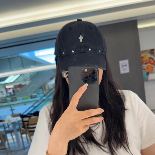 replica,repliche,fake,1:1,earrings,bracelet,ring,jewelry Cappellino da baseball Chrome Hearts Early Spring in stile coreano retrò con blocchi di colore (FM31QN)