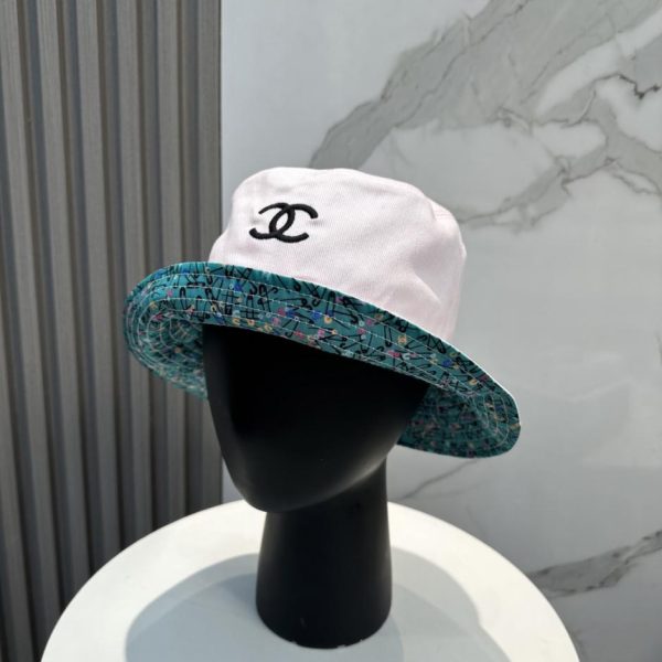 replica,repliche,fake,1:1,earrings,bracelet,ring,jewelry Il nuovo cappello a secchiello ricamato su entrambi i lati di Chanel (JNLVYK)