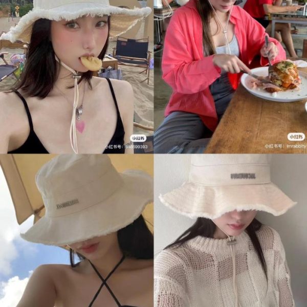 replica,repliche,fake,1:1,earrings,bracelet,ring,jewelry Cappello a secchiello alto Jacquemus (5FGCKO)