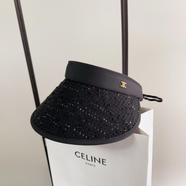 replica,repliche,fake,1:1,earrings,bracelet,ring,jewelry La nuovissima visiera parasole di Celine (FDF07V)